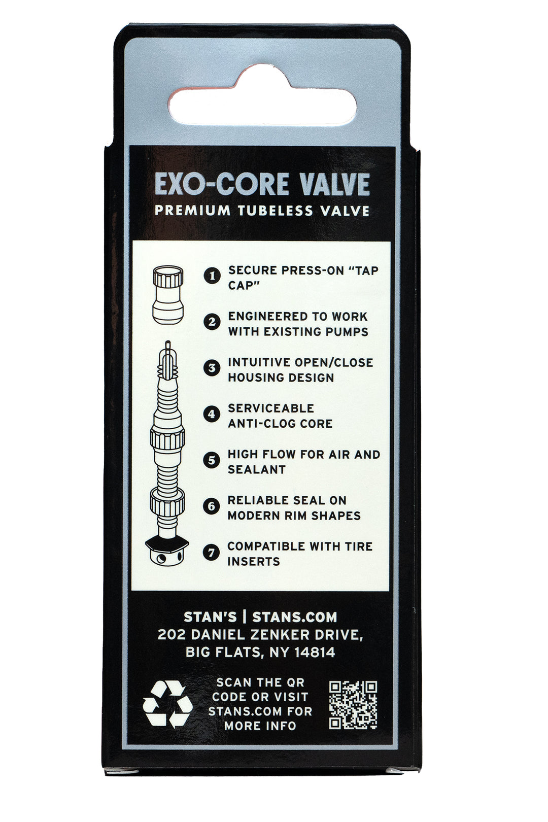 Stan's Tubeless Exo-Core Valves