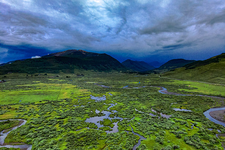 Storm rolling into Gunnison, Valley Colorado