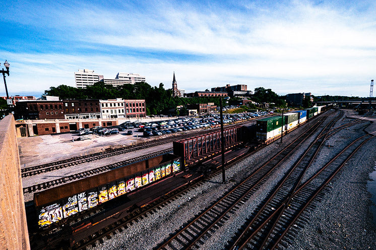 Trainyard outside of Knoxville