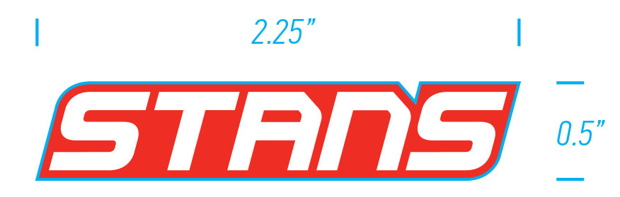 STICKER, HELMET, RED/WHITE, PR