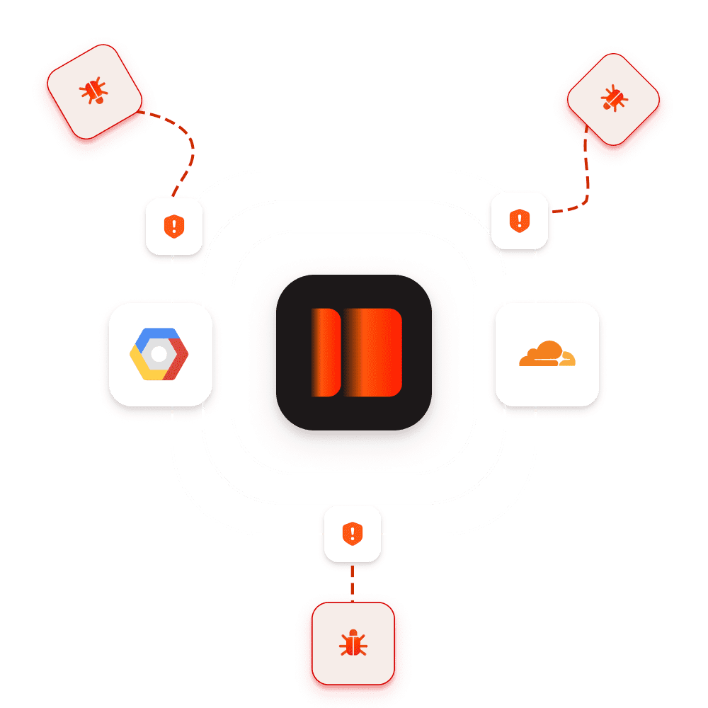 Illustration showing how the Kinsta firewall protects your website